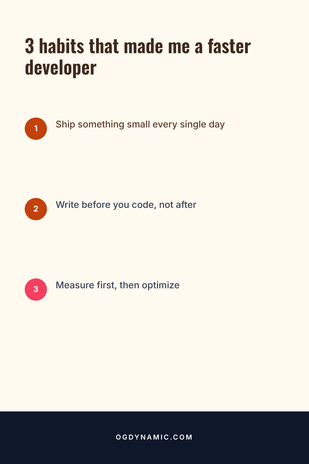 Listicle Pin Pinterest template preview